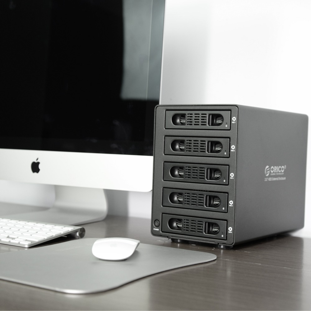 Orico 5-Bay 3.5 SATA HDD RAID Enclosure - 3559RUS3-BK
