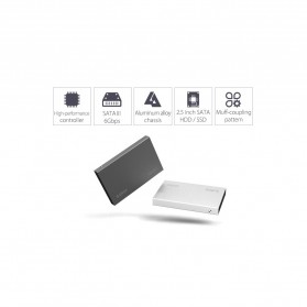 Orico 2.5 HDD Enclosure USB 3.0 - 2518S3 - Silver - 7