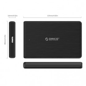 ORICO 2.5 inch USB 3.0 HDD Enclosure - 2189U3 - Black - 5
