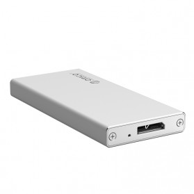 Orico mSATA to USB 3.0 Micro B SSD Enclosure Adapter Case - MSA-U3 - Silver - 1