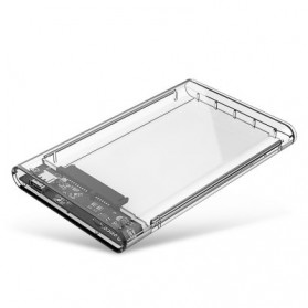 Orico Hard Drive Enclosure 2.5 Inch USB 3.1 Type C - 2139C3 - Transparent - 1