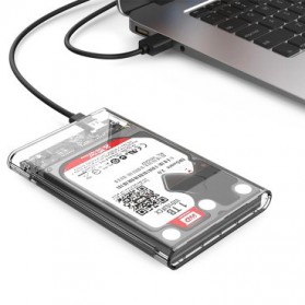Orico Hard Drive Enclosure 2.5 Inch USB 3.1 Type C - 2139C3 - Transparent - 4