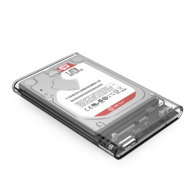 Orico Hard Drive Enclosure 2.5 inch USB 3.0 - 2139U3 - Transparent - 2