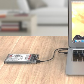 Orico Hard Drive Enclosure 2.5 inch USB 3.0 - 2139U3 - Transparent - 3