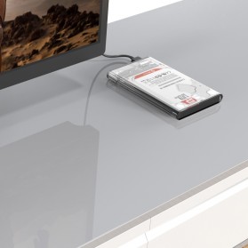 Orico Hard Drive Enclosure 2.5 inch USB 3.0 - 2139U3 - Transparent - 4