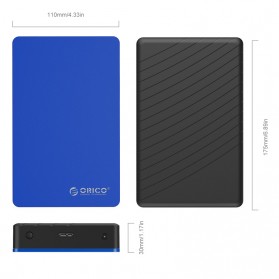 Orico 3.5 HDD Enclosure USB 3.0 - MD35U3 - Silver - 6