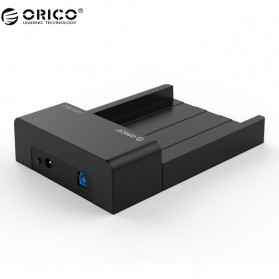 Orico 2.5/3.5 Inch Horizontal Mobile Hard Disk Seat USB 3.0 - 6518US3-V2 - Black - 1