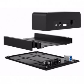 Orico 2.5/3.5 Inch Horizontal Mobile Hard Disk Seat USB 3.0 - 6518US3-V2 - Black - 4