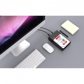 Orico 2.5/3.5 Inch Horizontal Mobile Hard Disk Seat USB 3.0 - 6518US3-V2 - Black - 6