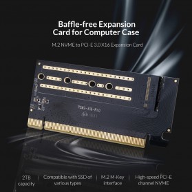 Orico M.2 NVME to PCI-E 3.0 X16 Expansion Card - PSM2-X16 - Black - 10
