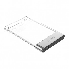 Orico HDD SSD Enclosure 2.5 inch USB 3.0 - 2129U3 - Transparent - 3