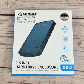 Orico 2.5 Inch External HDD Enclosure USB 3.0 - 2020U3 - Black - 12