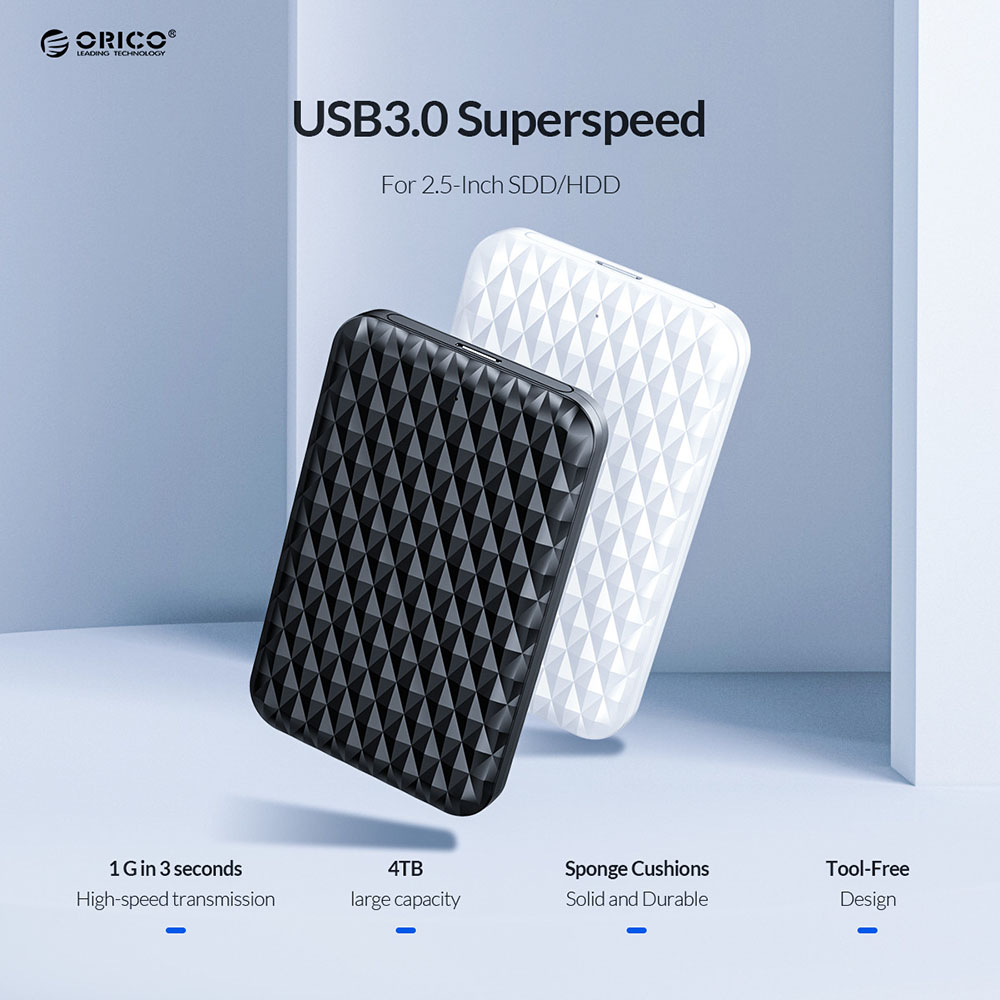 Gambar produk Orico 2.5 Inch External HDD Enclosure USB 3.0 - 2520U3