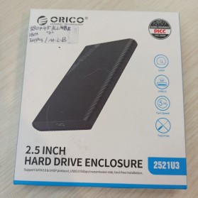 Orico 2.5 Inch External HDD Enclosure USB 3.0 - 2521U3 - Black - 12
