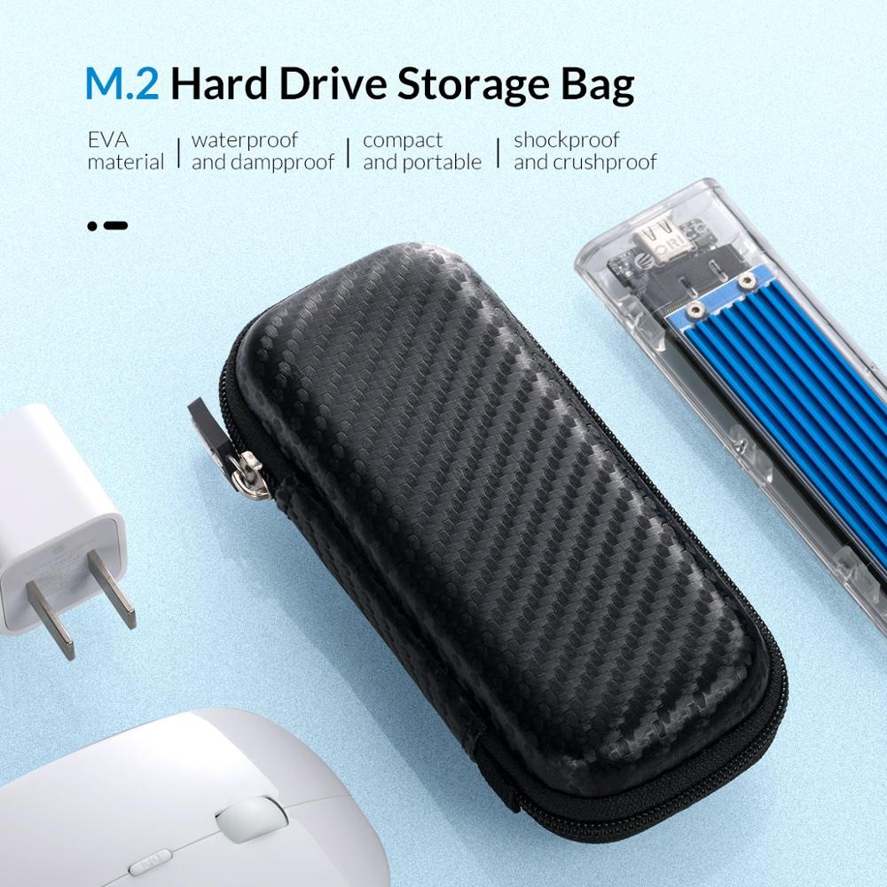 Gambar produk Orico EVA Shockproof Case Eksternal SSD NVME M.2 Hard Drive - M2PH01