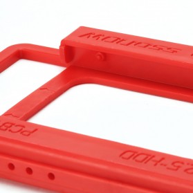 TFTEC JAPAN HDD SSD Enclosure Bracket Mounting 2.5 Inch to 3.5 Inch - Red - 3