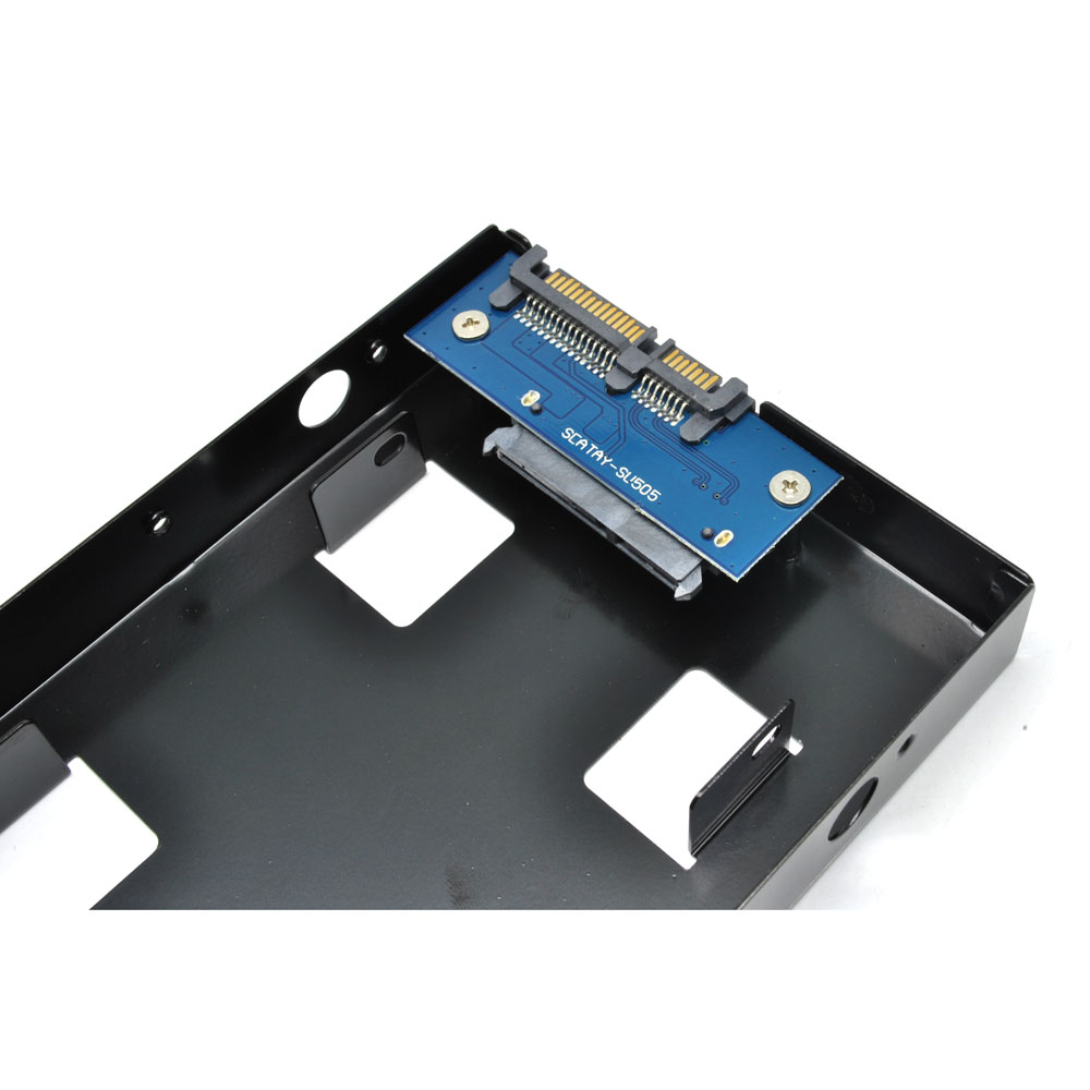 Promo Internal HDD SSD 2.5 Inch to 3.5 Inch Enclosure Black Diskon