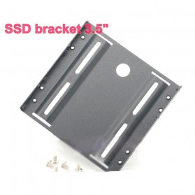 SSD Mounting Bracket 2.5 Inch to 3.5 Inch - Black - 1