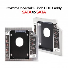 Universal 2.5 inch HDD Caddy 12.7mm SATA to SATA - TSR122