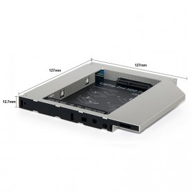 Universal 2.5 inch HDD Caddy 12.7mm SATA to SATA 3 - 6