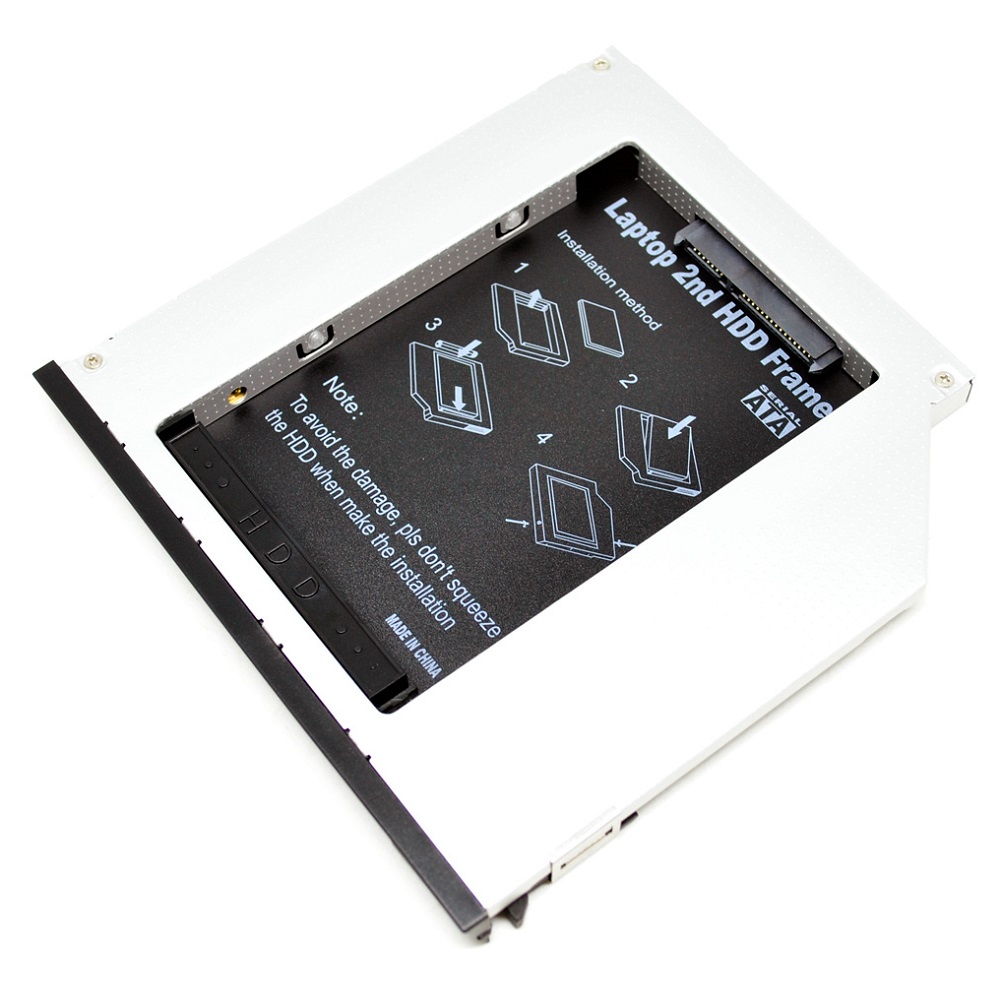 Universal 2nd Hard Disk Drive Caddy SATA for DELL E6400/E6500
