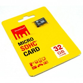 Strontium Basic MicroSDHC Class 6 32GB - SR32GTFC6 - Black - 1
