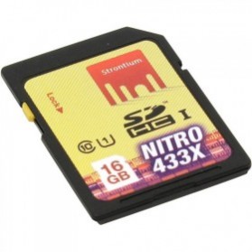 Strontium Nitro 433X SDHC UHS-1 65MB/s Class 10 16GB - SRN16GSDU1 - Yellow - 2