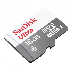 SanDisk Ultra microSDHC Card UHS-I Class 10 (48MB/s) 16GB - SDSQUNB-016G - 2