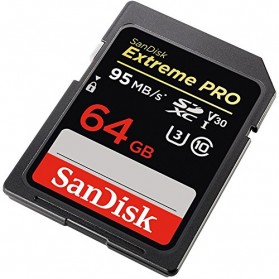 SanDisk Extreme Pro SDXC Card UHS-I U3 Class 10 4K (95MB/s) 64GB - SDSDXXG-064G - 2