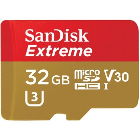 Micro SD Card - SanDisk Extreme microSDHC Card UHS-I Class 10 U3 V30 (