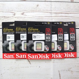 SanDisk Extreme SDHC Card UHS-I V30 U3 Class 10 (90MB/s) 32GB - SDSDXVE-032G - 3