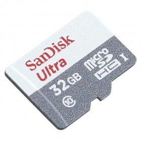 SanDisk Ultra microSDHC Card UHS-I Class 10 (80MB/s) 32GB - SDSQUNS-032G - 2