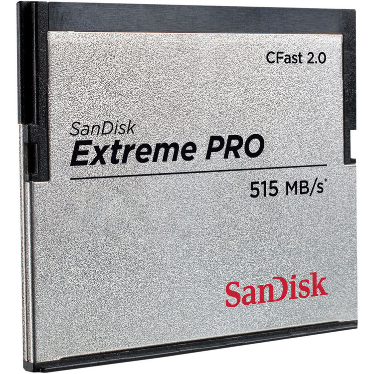 SanDisk Extreme Pro CFast 2.0 Compact Flash Card (515MB/s) 256GB