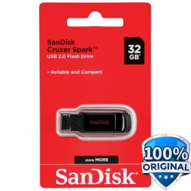 Jual Micro SD Card - Sandisk Cruzer Spark USB Flashdisk 32GB - SDCZ61-032G - Black