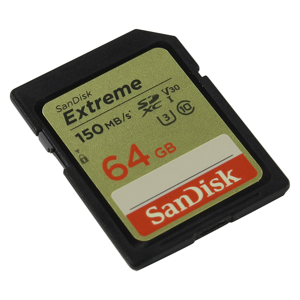 SanDisk Extreme SDXC Card UHS-I V30 U3 Class 10 (150MB/s) 64GB - SDSDXV6- 064G-GNCIN - JakartaNotebook.com SanDisk Extreme SDXC Card UHS-I V30 U3 Class 10 (150MB/s) 64GB - SDSDXV6- 064G-GNCIN - JakartaNotebook.com