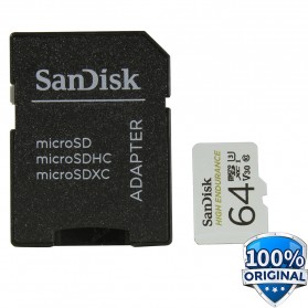 SanDisk High Endurance microSDHC Card UHS-I Class 10 U3 V30 (100MB/s) 64GB - SDSQQNR-064G-GN6IA - 2