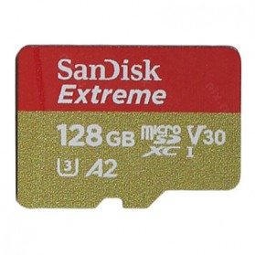 Sandisk MicroSDXC Extreme A2 V30 UHS-1 (160MB/s) 128GB - SDSQXA1-128G-GN6MN - Black - 2