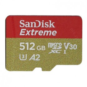 Sandisk MicroSDXC Extreme A2 V30 UHS-1 (160MB/s) 512GB - SDSQXA1-512G-GN6MN - Black - 2