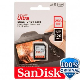 SanDisk Ultra SDXC UHS-I Class 10 SD Card (120mb/s) 256GB - SDSDUN4-256G-GN6IN