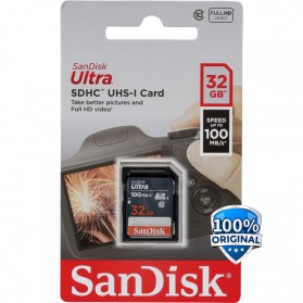 SanDisk Ultra SDHC UHS-I Class 10 SD Card (100mb/s) 32GB - SDSDUNR-032G-GN3IN