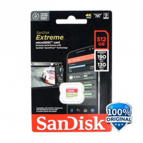 Sandisk MicroSDXC Extreme V30 A2 U3 4K 512GB - SDSQXAV-512G