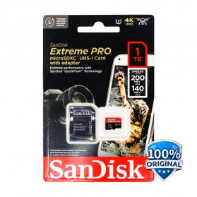 Sandisk MicroSDXC Extreme Pro V30 A2 U3 4K (200MB/s) 1TB - SDSQXCD-1T00