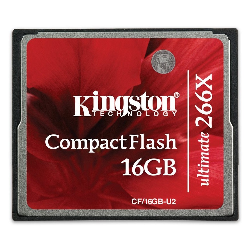 Kingston Compact Flash Memory Card Ultimate 266x (45MB/s) 16GB CF