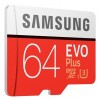 Gambar produk Samsung MicroSDXC EVO Plus Class 10 UHS-1 (100MB/s) 64GB with SD Adapter - MB-MC64GA