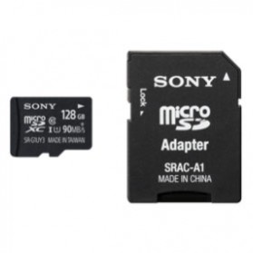 Sony MicroSDHC UHS-I Class 10 (90MB/s) 128GB with SD Card Adapter - SR-G1UY3A - 2