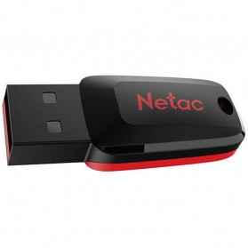 Netac Flashdisk USB 2.0 128GB - NT03U197N-128 - Black