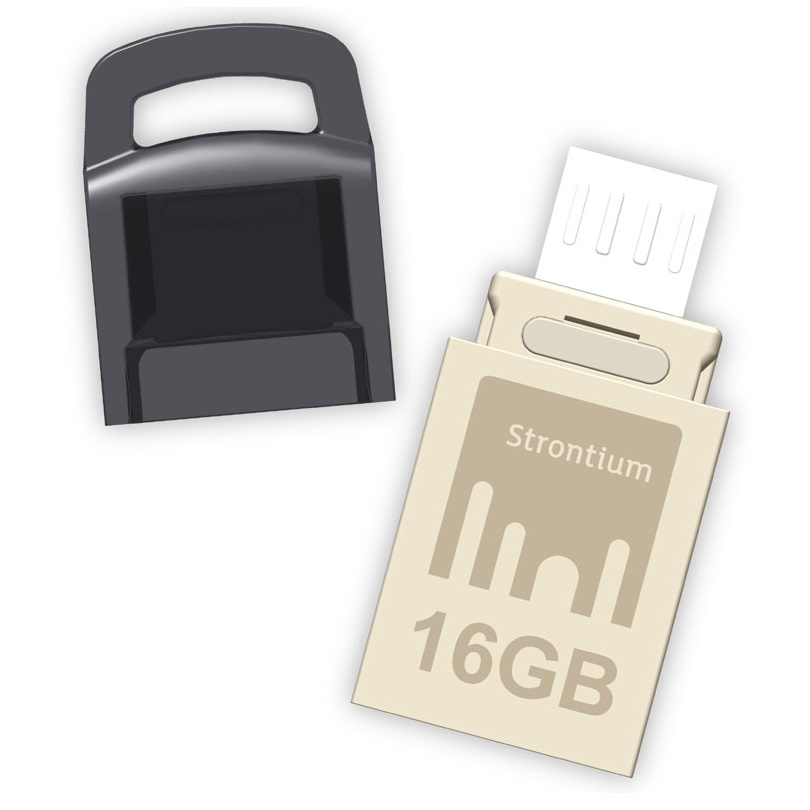 Strontium Nitro OTG USB Flash Drive 16GB - SR16GSBOTG1 Strontium Nitro OTG USB Flash Drive 16GB - SR16GSBOTG1