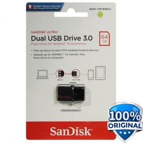 Sandisk Ultra Dual OTG USB Flash Drive USB 3.0 64GB - SDDD2-064G - 1