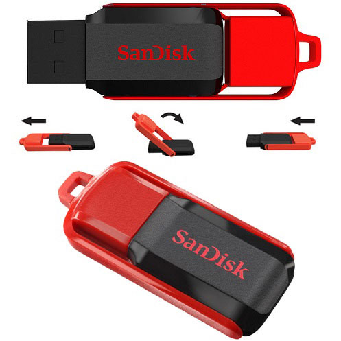 Sandisk Cruzer Switch USB Flash Drive SDCZ52-016G - 16GB 
