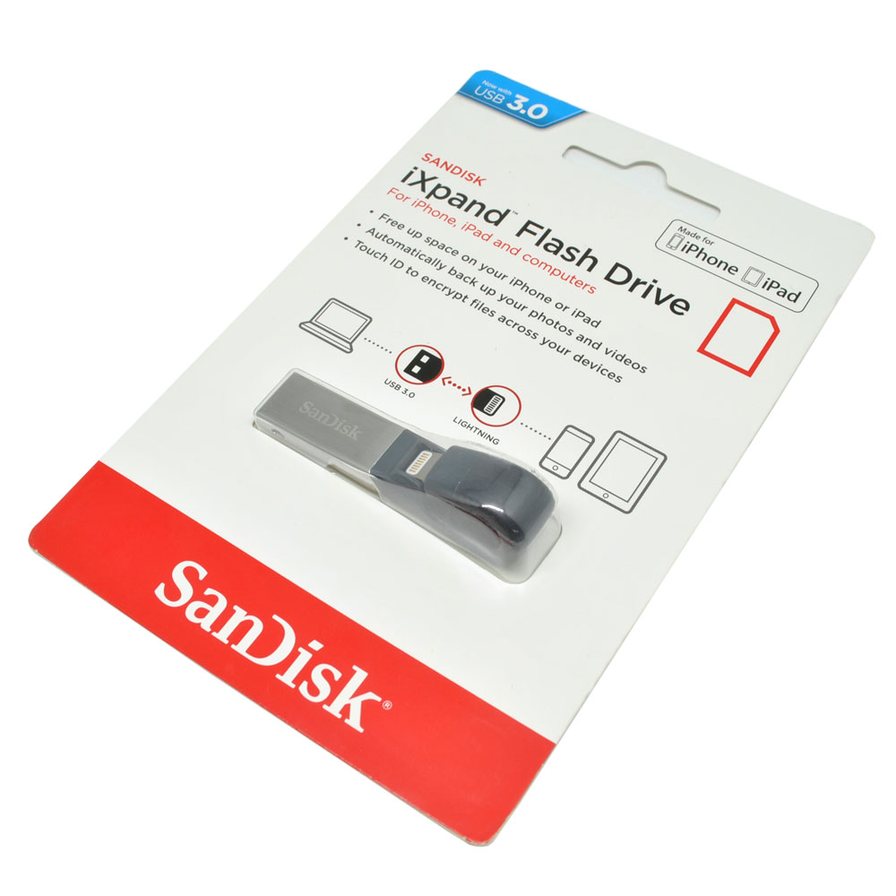 Sandisk iXpand Flashdisk Lightning USB 3.0 256GB - SDIX30N 